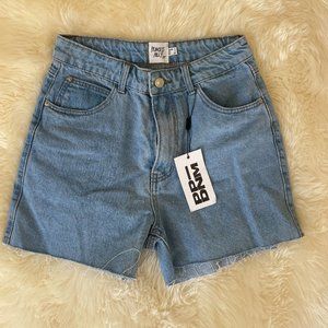Medium Wash Denim Shorts, Princess Polly, US Size 4